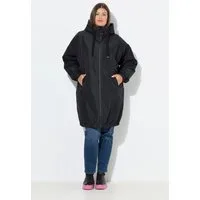 Laurasøn Wintermantel Funktionsmantel zum Wenden oversized Kapuze