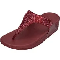Fitflop LULU CRYSTAL-MIX TOE-POST Zehentrenner Luxe Plum