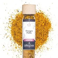 Löffelgeist Gewürz Orangen Pfeffer(34g im praktischen Dosierglas)