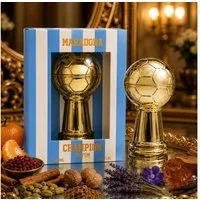 MARADONA Eau de Parfum MARADONA CHAMPION Herrenduft Würzig Holzig Aromatisch EDP 100ml, 1-tlg., Hergestellt in UK, Premium Herenduft, Langanhaltend, Schone Verpackung