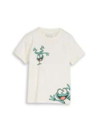 tom tailor kids - T-Shirt mit Rückenprint wool white - Gr. - 122