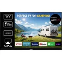 Reflexion LDDX19IBT BLACK LED-Fernseher (47 cm, HD-ready, Smart-TV, DC IN 12 Volt / 24 Volt, Netzteil 230 Volt integrierter DVD-Player)