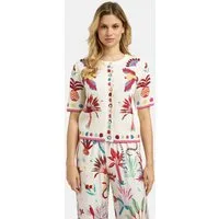 Milano Italy Cardigan aus Feinstrick