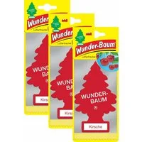 Wunder-Baum Luftreiniger Kirsche 3er Duftbäumchen Wunderbaum 3 Set Lufterfrischer Cherry