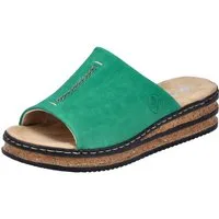 Rieker Pantolette Keilabsatz, Sommerschuh, modische Keilsohle