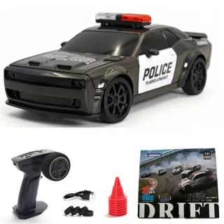 JIABAILE 3611-3615 RTR 1/36 2.4G 4WD Drift RC Car Carbon Fiber Chassis with Gyro Full Proportional LED Light On-Road Rac