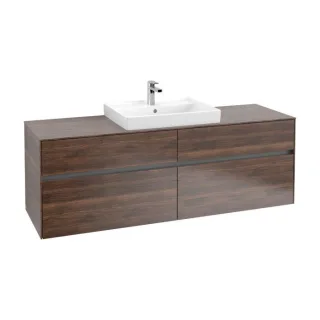 Villeroy & Boch Collaro Waschtischunterschrank C02500VH 160x54,8x50cm, Waschtisch mittig, Arizona Oak