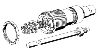 Schell Oberteil POLAR II Set Ablänghilfe, Spindel L: 488, 222350099 222350099
