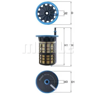 Mahle Kraftstofffilter Citroen Jumper Peugeot Boxer 2,0