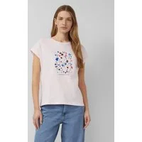 s.Oliver Kurzarmshirt T-Shirt T-Shirt mit Frontprint im Relaxed Fit