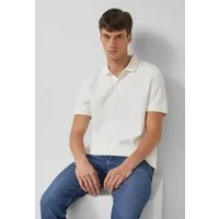 s.Oliver Kurzarmshirt Polo-Shirt Strukturiertes Poloshirt aus Baumwolle in Two-Tone-Optik