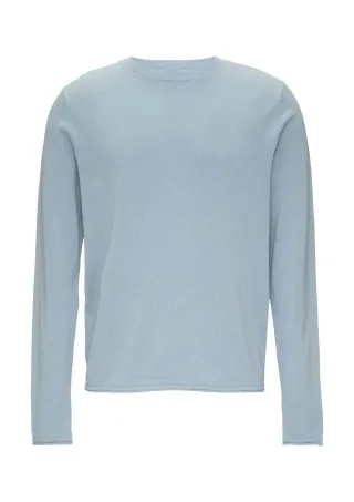 Q/S designed by - Strickpullover mit Rollsaum blau - Gr. - XXL
