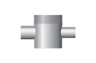 ESS Multi Siphongehäuse Abgang Waagerecht, Ausgang 50 mm, Eingang 40 mm, EDMSI 2 EDMSI2