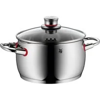 WMF Kochtopf Quality One, Cromargan® Edelstahl Rostfrei 18/10 (2-tlg), Cool+ Technologie für wärmereduzierte Griffe, TransTherm-Allherdboden