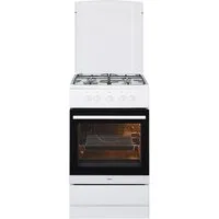 Amica Gas-Standherd SHGG 11559 W, Klassisches Kochen mit direkter Gasflamme und vertrauter Bedienung