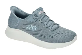 Skechers 150012 SLT Damen Sneaker blau grau slate AIR Cooled Memory Foam