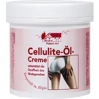 vom Pullach Hof Körpercreme CELLULITE-ÖL CREME 250ml Teebaum-Öl Aloe-Vera-Öl Anti-Cellulite 83, Haut Straffung Hautstraffung Körperpflege