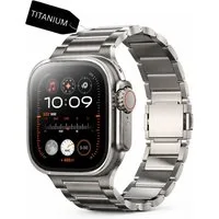 S&T Design Smartwatch-Armband Titanium Armband Titan für Apple Watch Magnetisch, Premium Titan Armband für Apple Watch Ultra 38/40/41/42/44/45/49mm