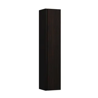 LAUFEN Hochschrank BASE 335x350x1650 1Tür Scharn. re 5 Ablg. Griff alu schwarz ulme dunkel, H4030341 H4030341102631