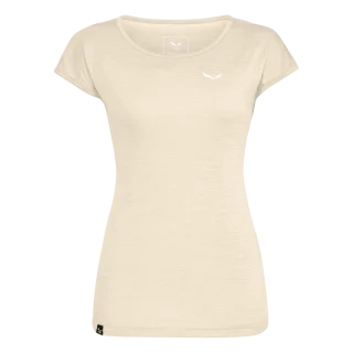 SALEWA - Puez Melange Dry'Ton T-Shirt Damen - Beige (Gr.46)