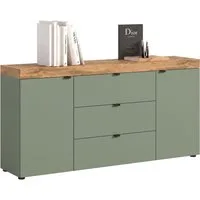 OTTO home Sideboard MAMBO II, Breite 160cm, 2 Türen, 3 Schubkästen, 4 Fächer (1 St., 2-farbige Ausführung, in verschiedenen modernen Trendfarben erhältlich), Kommode, Anrichte, Wohnzimmer, Schlafzimmer
