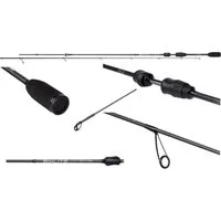 MIKADO Total Fishing Spinnrute Bixlite Light Spin Rute - 183cm 198cm 210cm - Forelle 0,5-5g Spin, Gerahmte Rollenhalterung und leichte SiC-Führungen