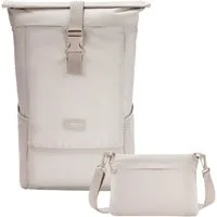LARKSON Cityrucksack Arne Packable Rucksack (1-tlg), 2in1 Crossbody Bag & Rucksack, faltbar