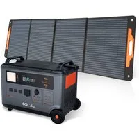 blackview Stromerzeuger OSCAL PowerMax 6000 Powerstation, 6000W/3600Wh, für Zuhause & Outdoor, 3,6 in kW, 3600Wh, 14 Anschlüsse, DC/AC-Wechselrichter, LiFePO4 Solarspeicher
