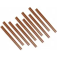 WestCraft Essstäbchen Essstäbchen aus Holz – 10 Paar, edel, langlebig - Made in Guangzhou, Robuste Chopsticks im Set – ideal für Sushi, Ramen & asiatische Küche