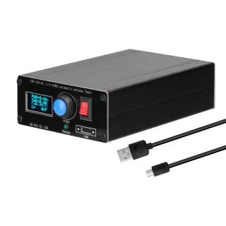 ATU-100-0A 1.8-55MHz Mini Automatic Antenna Tuner 0.91inch OLED Display Aluminum Alloy Outcase with1600MAh Battery