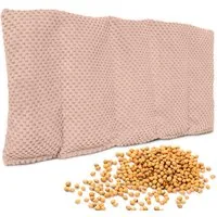 Amilian Kirschkernkissen 55x20 cm - Wärmekissen, Kältekissen 100% Kirschkerne, mikrowellengeeignet, ideal zum Entspannen zu Hause, für Mikrowelle geeignet, als Wärme- und Kältekissen verwendbar