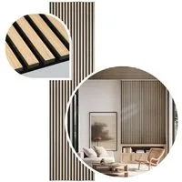 LP projekt Akustikplatte Effektive Wandpaneele für ruhige Räume & moderne Raumgestaltung, (1-St., Verfügbar in Breiten 120–300 cm und Längen 40/60 cm), Schallabsorbierende Wandverkleidung für Home Office & Wohnzimmer
