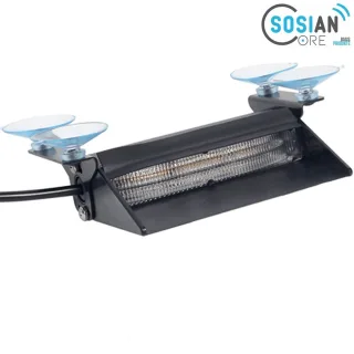 Scheibenblitzer | SOSIAN | CORE-DL1 Single | blau, gelb oder dualcolor | TRX-Linearoptik | bis zu 18 Hochleistungs-LED | 10-30 VDC | IP67 | Plug& Play blau