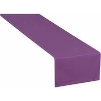 TOM TAILOR Tischläufer DOVE Blickdichter Tischläufer (1-tlg), 50 x 150 cm in Brombeer