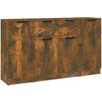 vidaXL Sideboard Sideboards 3 Stk. Räuchereiche Holzwerkstoff (3 St)