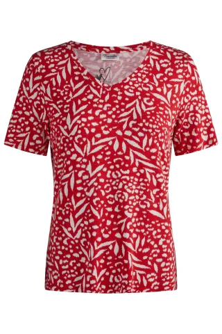 Barbara Lebek - T-Shirts red/panna cotta - Gr. - 38