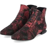 Simen Simen 8612A Weinrot Damen Rauleder red Schlupfstiefel