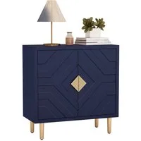 HOLTICO Sideboard Schrank für Wohnzimmer, Küche, Schlafzimmer (1 St), Kommode mit 2 Türen, Küchenschrank, Aufbewahrungsschrank