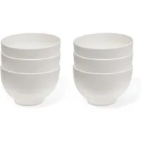 vivo Villeroy & Boch Group Geschirr-Set Basic White Bol Set 6tlg, Porzellan