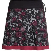 Vishes A-Linien-Rock Lagenlook Blumen-Rock mit Mandalas Tribals Druck Cacheur, Goa, Hippie, Boho Style
