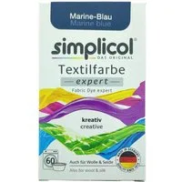 HEITMANN Textilfarbe Simplicol Textilfarbe Expert Marine-Blau 150g, Farberneuerung Farbauffrischung Batik Textilfärbemittel
