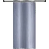 Minicloss Duschvorhang Wasserdichter Magnet-Falt-Duschvorhang, Verdickter Leinenoptik-Vorhang Breite 120 cm (1-tlg), Ideal für Badezimmer, Türrahmen, Schlafzimmer und als Raumteiler