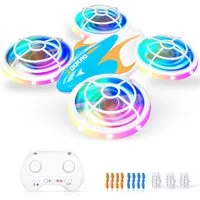 Rolipo Mini Drohne für Kinder, ab 6+ Jahre, Ostern & Geburtstags Geschenke Spielzeug-Drohne (RC Flugzeug for Kids und Anfänger Quadrocopter mit LED Lichter)
