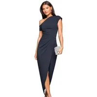 LIPSY Maxikleid Lipsy Maxikleid mit geraffter Taille, Petite (1-tlg)