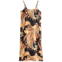 Next Sommerkleid Sommerliches Midi-Schlupfkleid, Kurzgröße (1-tlg)