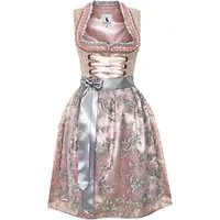 Alpenmärchen Dirndl Dirndl Svea in rosa und grau - ALM902