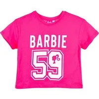 Barbie T-Shirt Barbie 59 Mädchen Cropped Top aus Baumwolle Gr. 104 - 140 cm