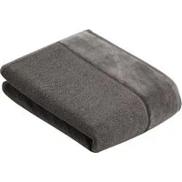 Vossen Badetuch Pure, Frottier (1-St), Baumwolle & VEGAN, mit eleganter Veloursbordüre