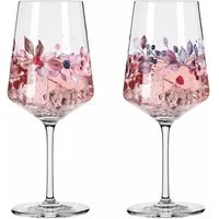 Ritzenhoff Cocktailglas Ritzenhoff Sommersonett Sprizz 2er-Set C. Oliveira F24, Kristallglas