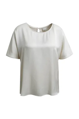 Milano Italy - roundneck shirt with oversized shoulder and cut and sewn sleeve - Gr. - XXL